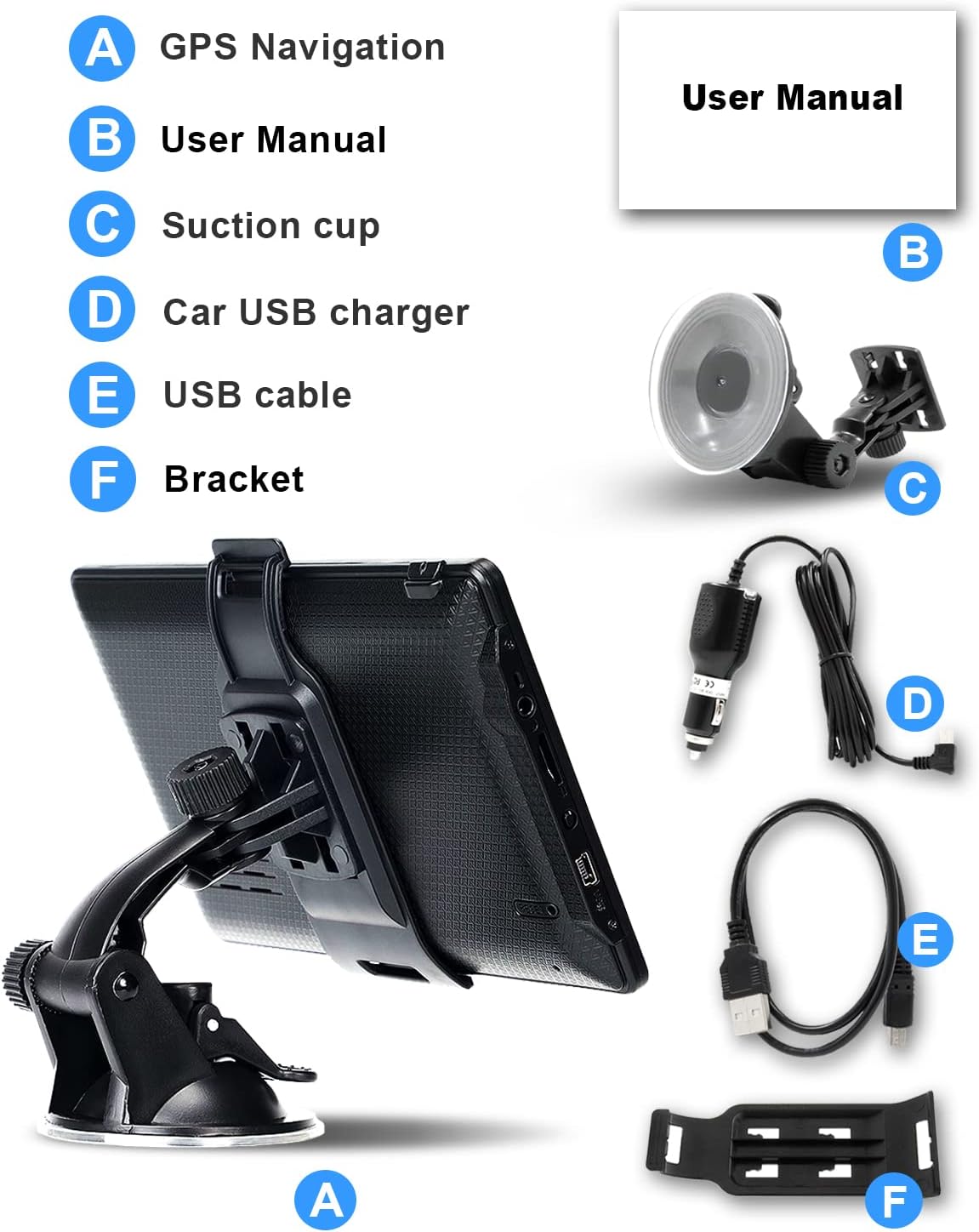 N700 GPS Navigator for Car Truck RV 2025,Truck GPS Commercial Drivers,Trucker GPS for semi Truck,Free Lifetime Maps Updates,7 inch Touchscreen,Custom Truck Routing,Driver Alerts - Image 7