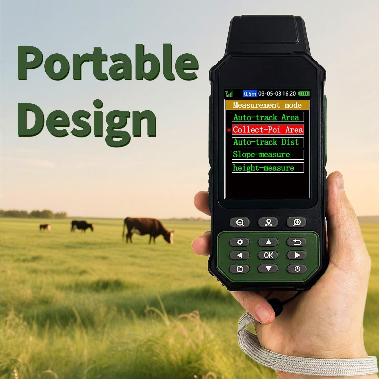ZL190 Handheld GPS for Surveying, High Precision GPS Surveying Equipment for Mountainous Land Slope and Flat Field Outdoor Use - Image 7